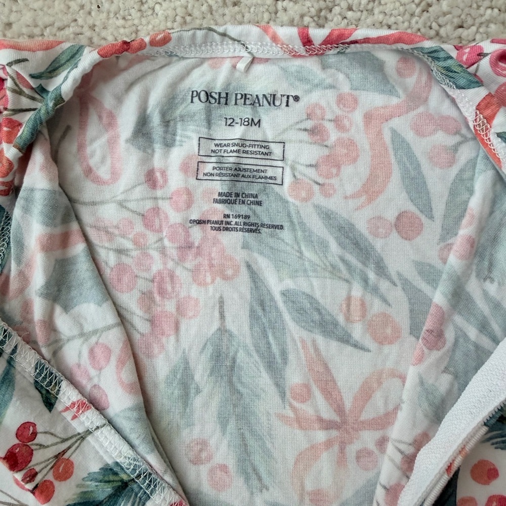 Posh Peanut Holiday Bow Convertible One Piece - Picture 7 of 12